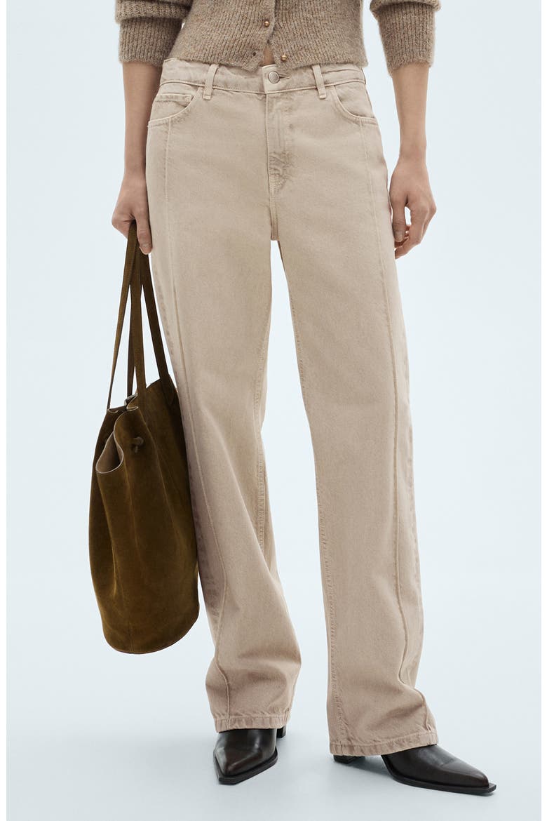 Pauli Straight Leg Jeans, Main, color, LIGHT/ PASTEL GREY
