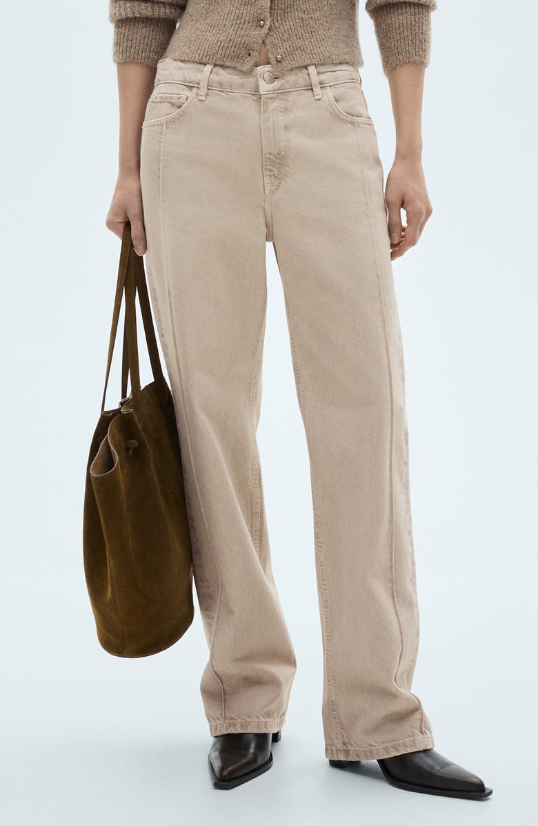 MANGO Pauli Straight Leg Jeans, Main, color,