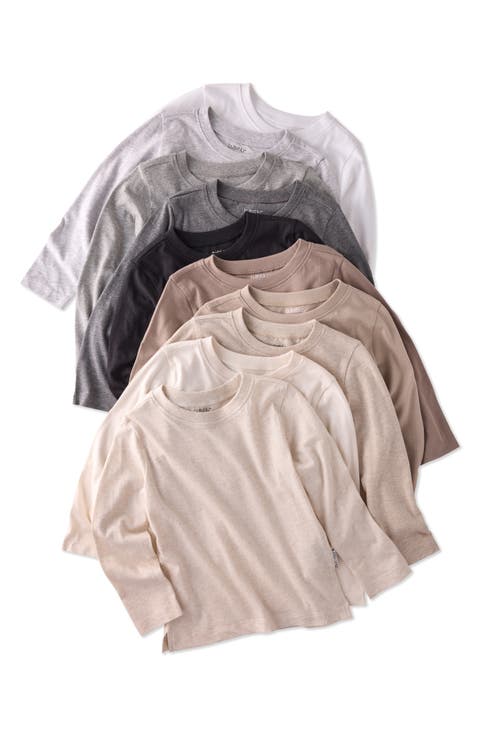 London 5-Pack Long Sleeve Organic Cotton T-Shirts (Baby)