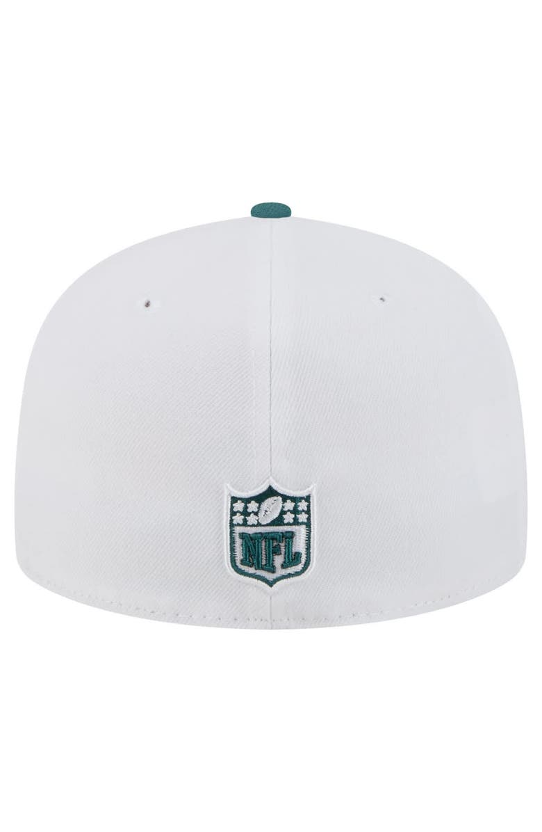 New Era Men's New Era White/Midnight Green Philadelphia Eagles Super Bowl LIX Champions 59FIFTY Fitted Hat, Alternate, color, White