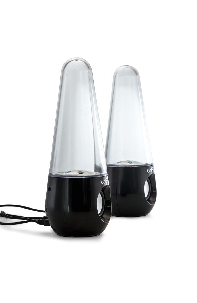 Befree Sound Bluetooth LED Dancing Water Multimedia Speakers, Alternate, color, Black