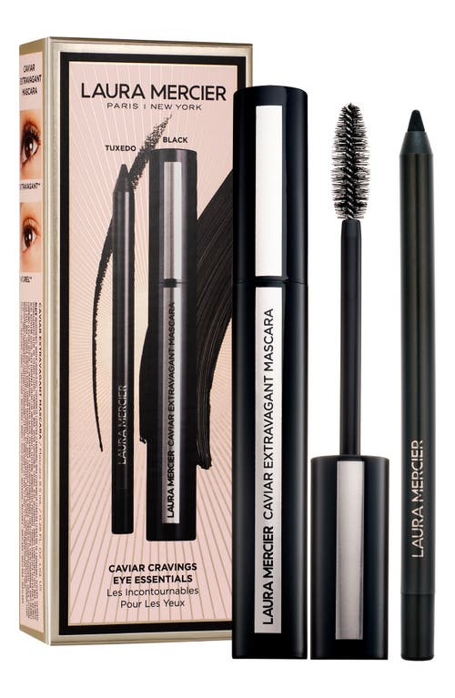 Laura Mercier Caviar Cravings Eye Essentials 2-piece Set $61 Value In Transparent