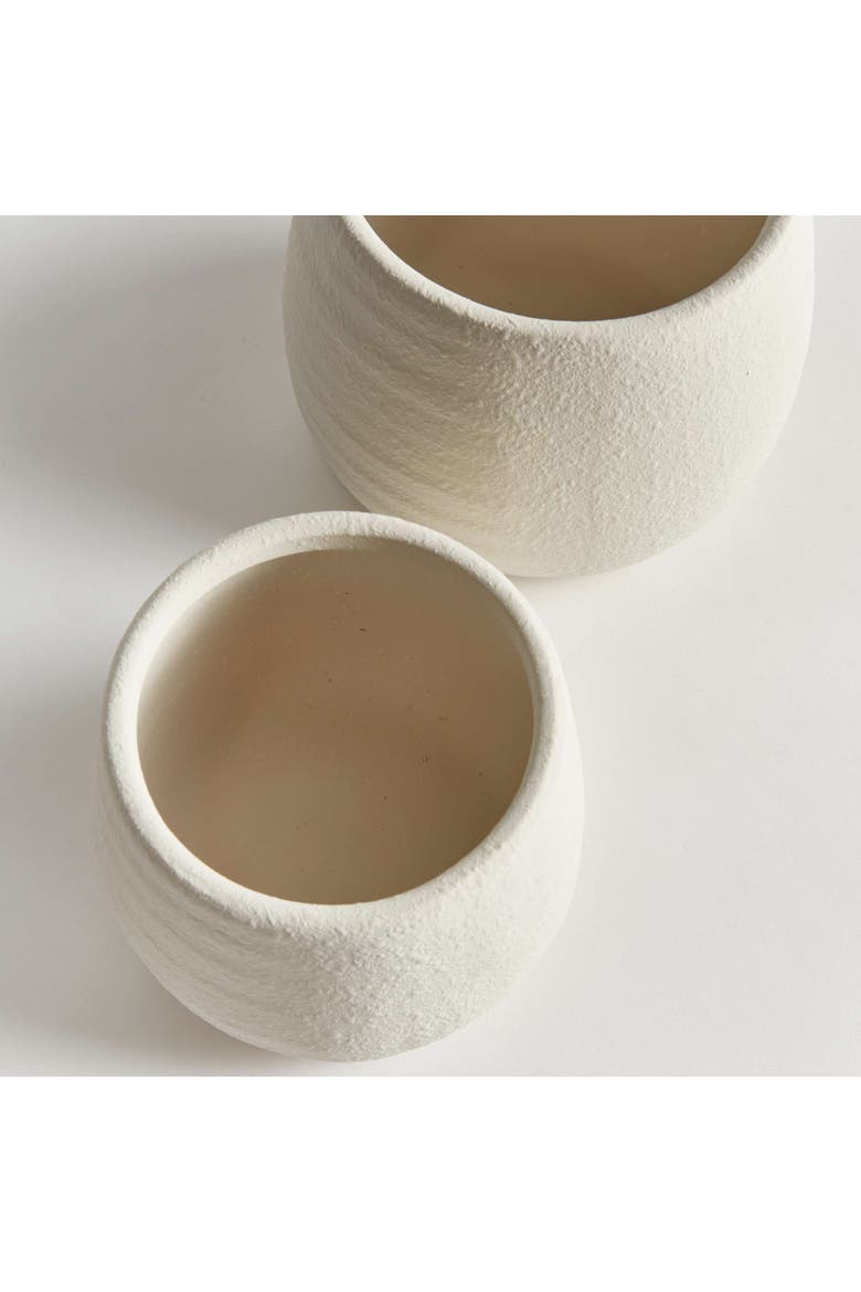 Selma Pots Set Of 2, Alternate, color, White
