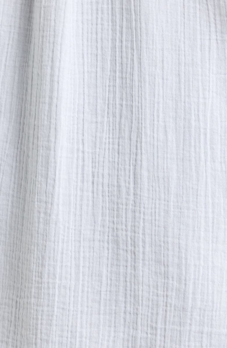 Eileen Fisher Mandarin Collar Button-Up Top, Alternate, color, White