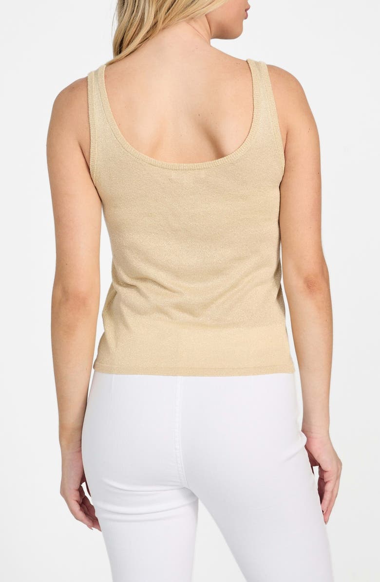 GUESS Nellie Metallic Sweater Tank, Alternate, color, 