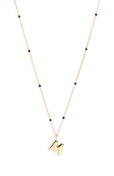 Initial Pendant Necklace