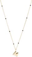 Argento Vivo Sterling Silver Initial Pendant Necklace