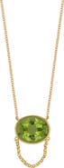 Bony Levy 14K Gold Peridot Pendant Necklace