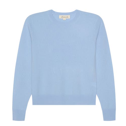 Ellsworth + Ivey Daphne Cashmere Sweater In Blue