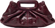 maje Crackled leather Milpli mini Clutch