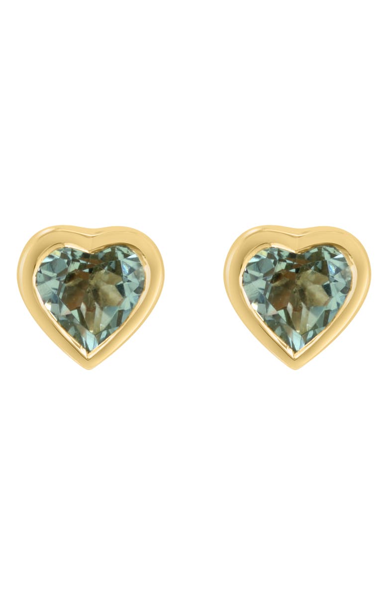EFFY Stone Heart Stud Earrings, Alternate, color, 