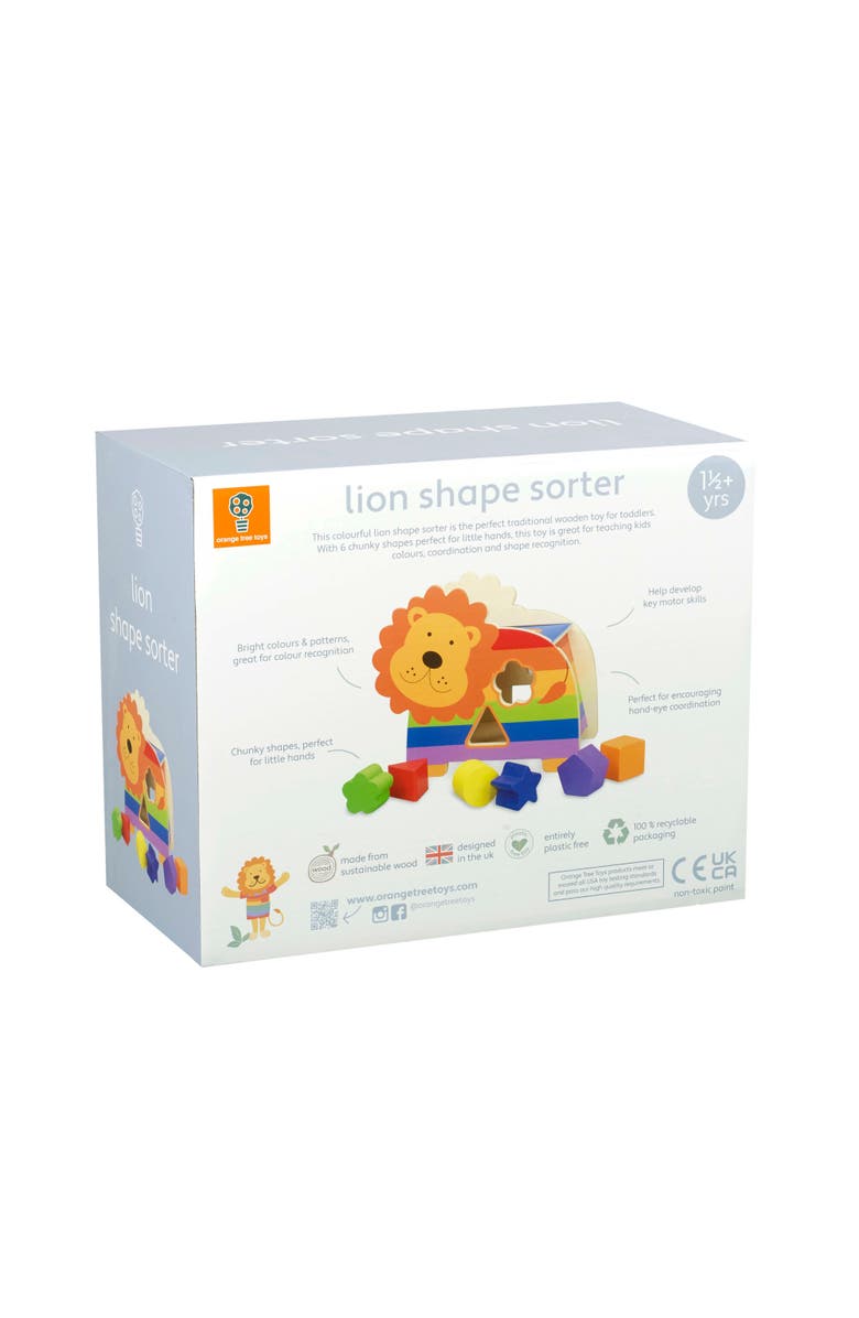 ORANGE TREE TOYS Shape Sorter Lion, Alternate, color, Multicolored