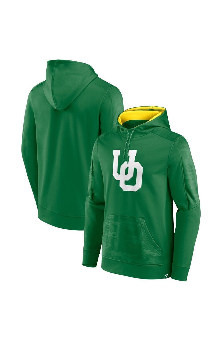 FANATICS Men's Fanatics Branded Green Oregon Ducks On The Ball Pullover Hoodie, Main, color, 