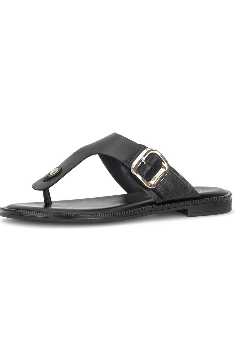 Gabor Studded Flip Flop, Main, color, Black