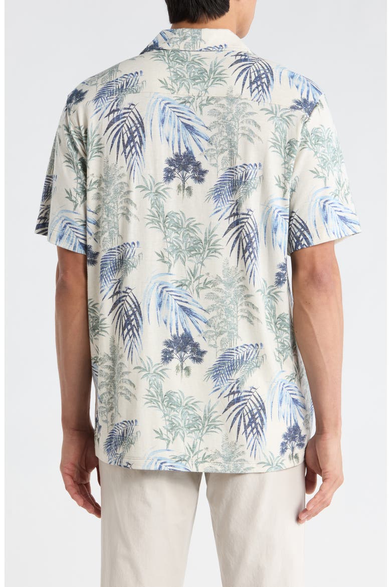 Vista Mar Bravo Beach IslandZone® Knit Camp Shirt, Alternate, color, STARBRIGHT