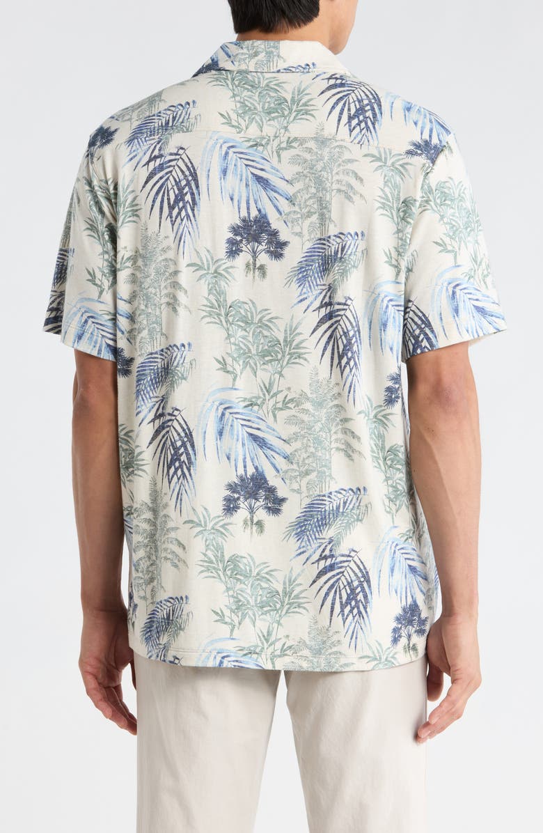 Tommy Bahama Vista Mar Bravo Beach IslandZone<sup>®</sup> Knit Camp Shirt, Alternate, color, Starbright