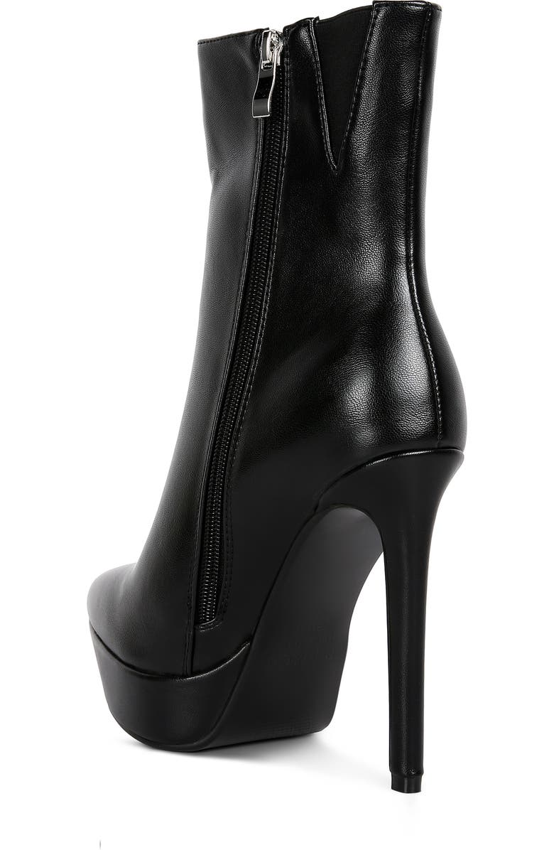 Rag & Co Magna Platform Bootie, Alternate, color, Black