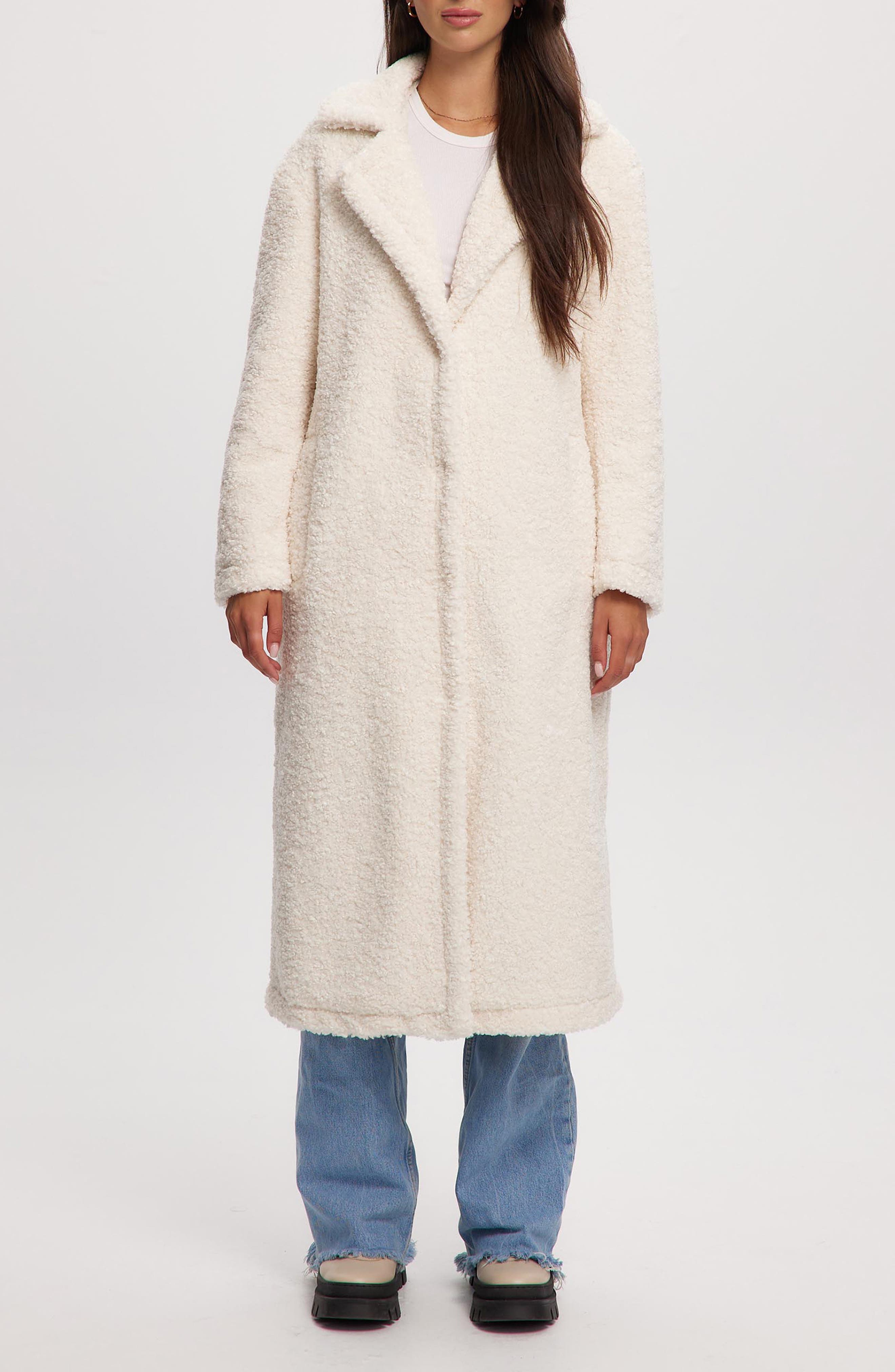 Noize Franny Faux Shearling Coat