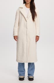 Noize Franny Faux Shearling Coat