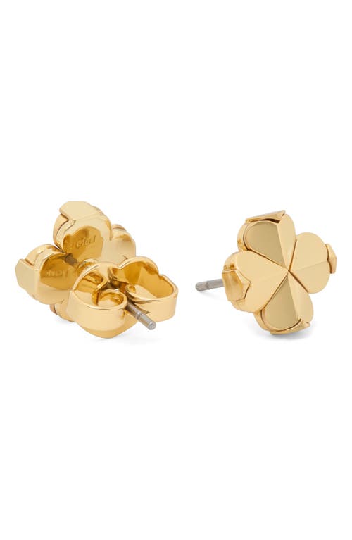 Kate Spade New York Spade Flower Stud Earrings In Gold