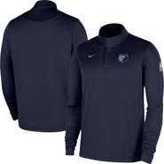 Nike Men's Nike Navy Memphis Grizzlies 2025/26 Authentic Coaches Quarter-Zip Dri-Fit Top