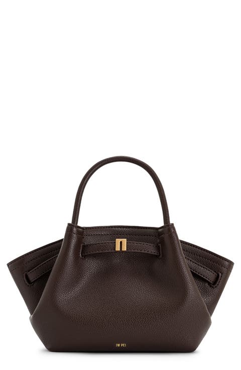 Mini Hana Faux Leather Tote