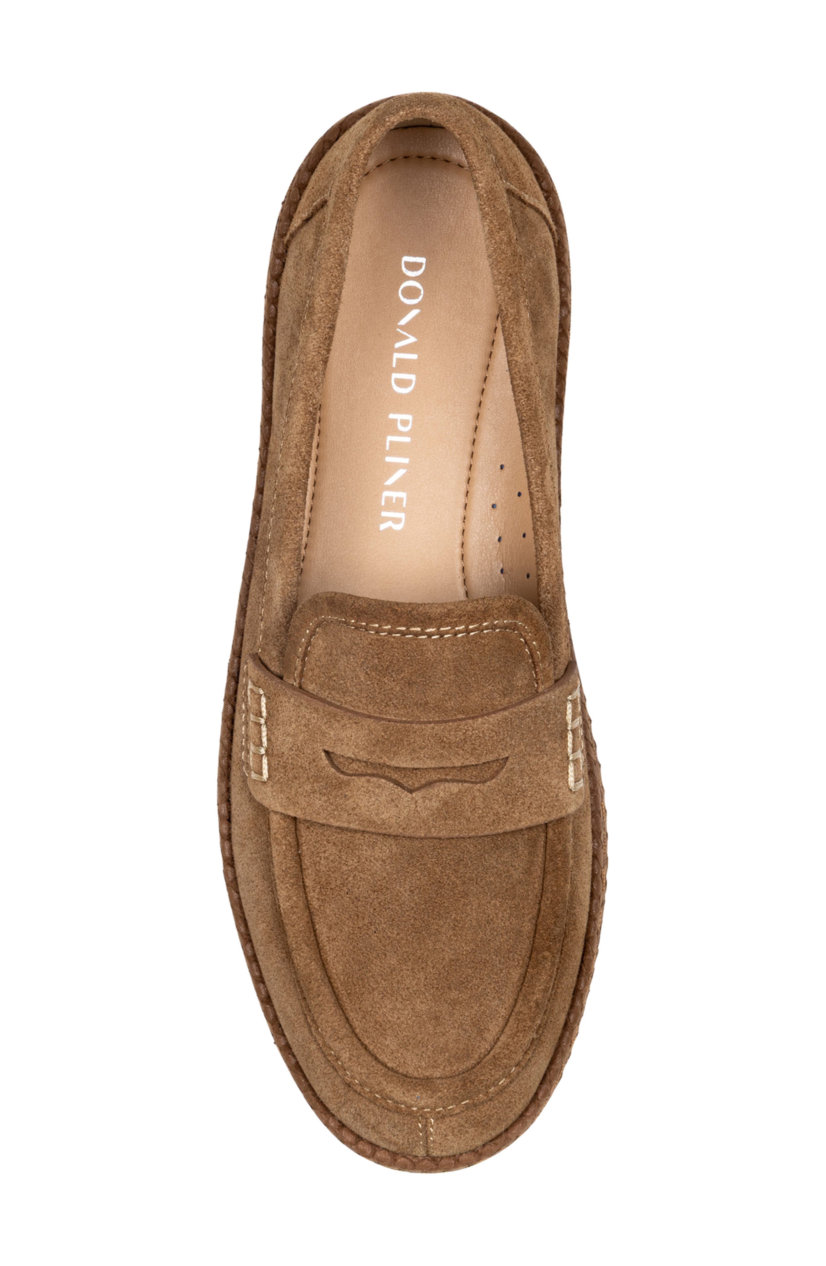 Donald Pliner Genova Platform Loafer, Alternate, color, Saddle