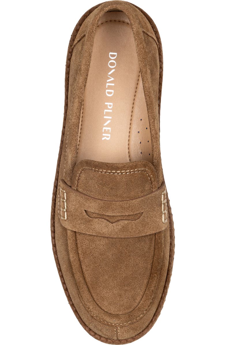 Donald Pliner Genova Platform Loafer, Alternate, color, Saddle