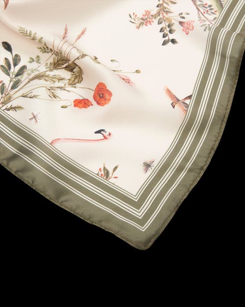 Fable England Wonderland Toile Silky Scarf In Neutral