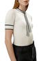 selected White With Black Stripes