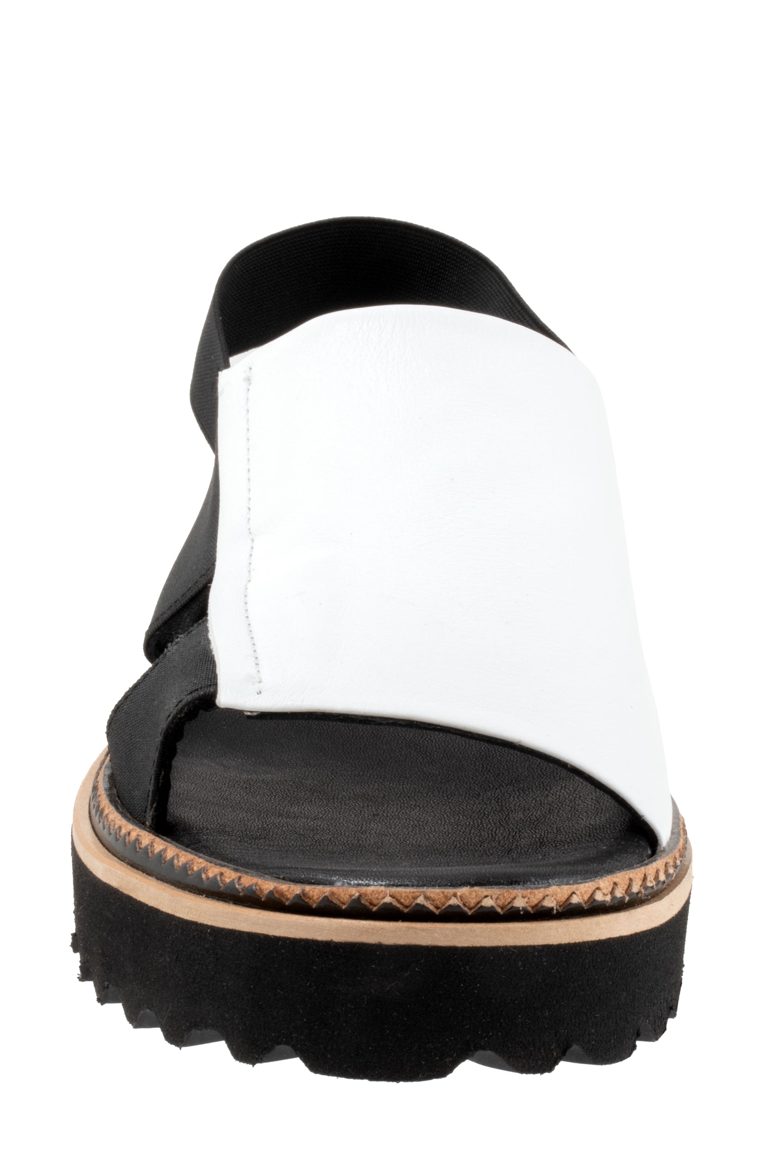 Bueno Amy Slingback Platform Sandal, Alternate, color, White