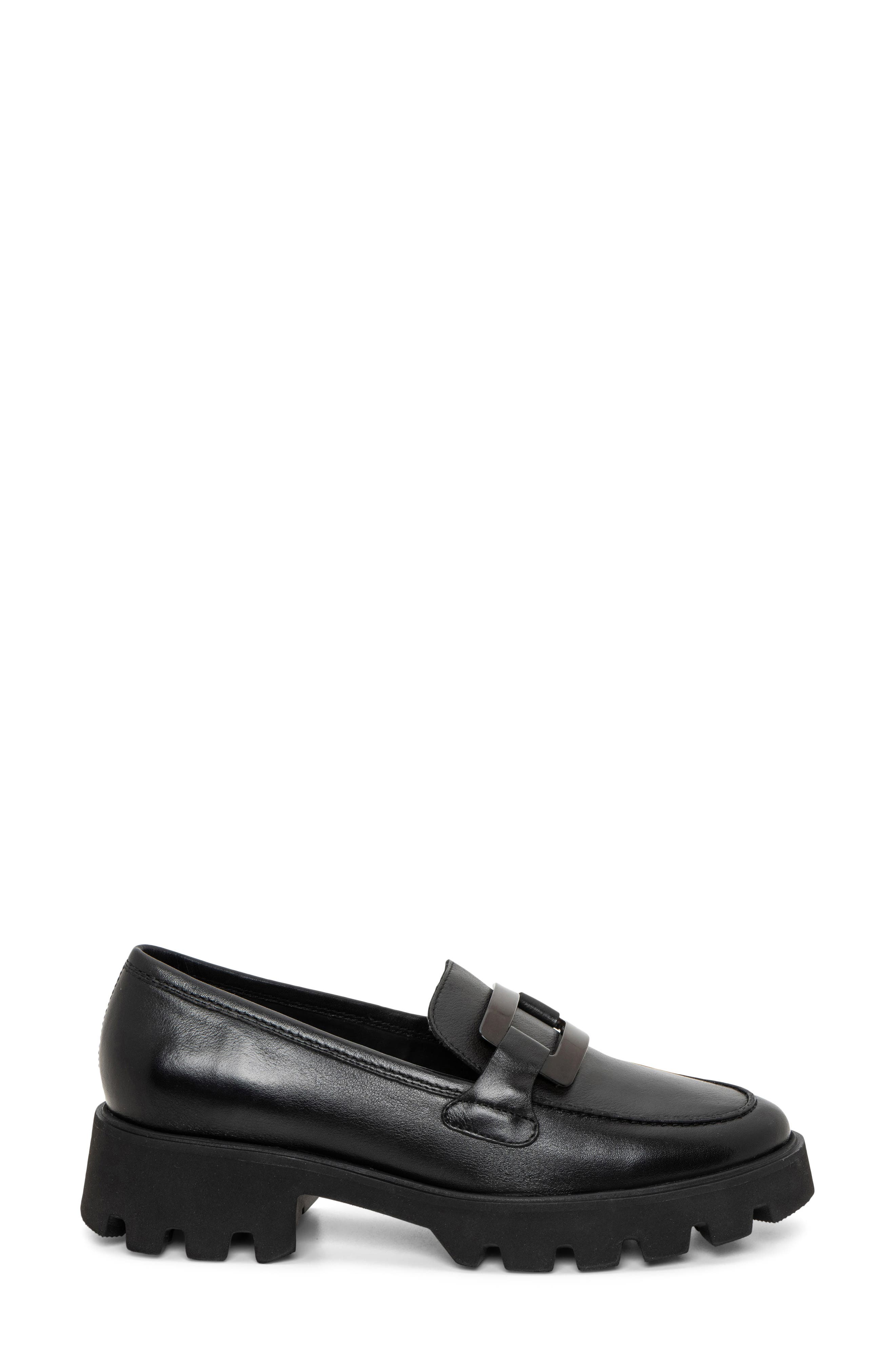 ara Oleander Platform Loafer, Alternate, color, Black