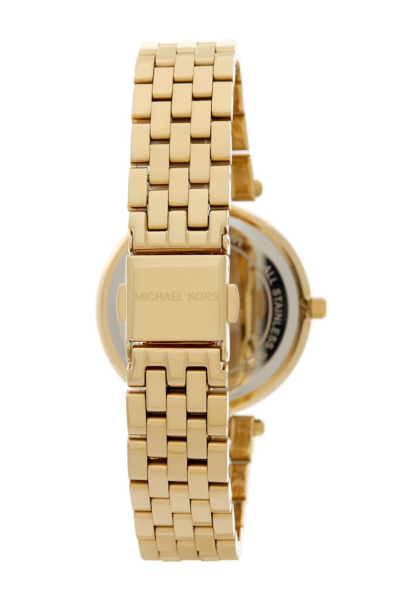 Michael Kors 'Mini Darci' Round Bracelet Watch, 33mm, Alternate, color, 
