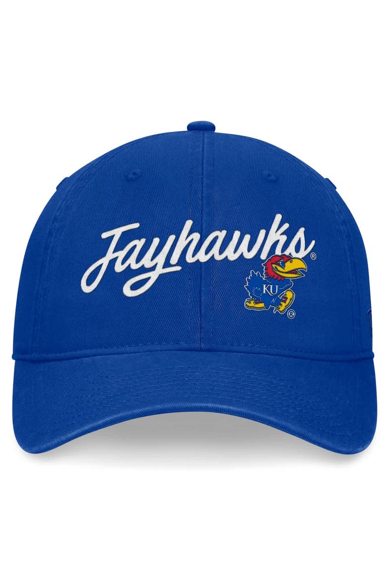 Men's Top of the World Royal Kansas Jayhawks Heritage CeeCee Adjustable Hat, Alternate, color, Royal