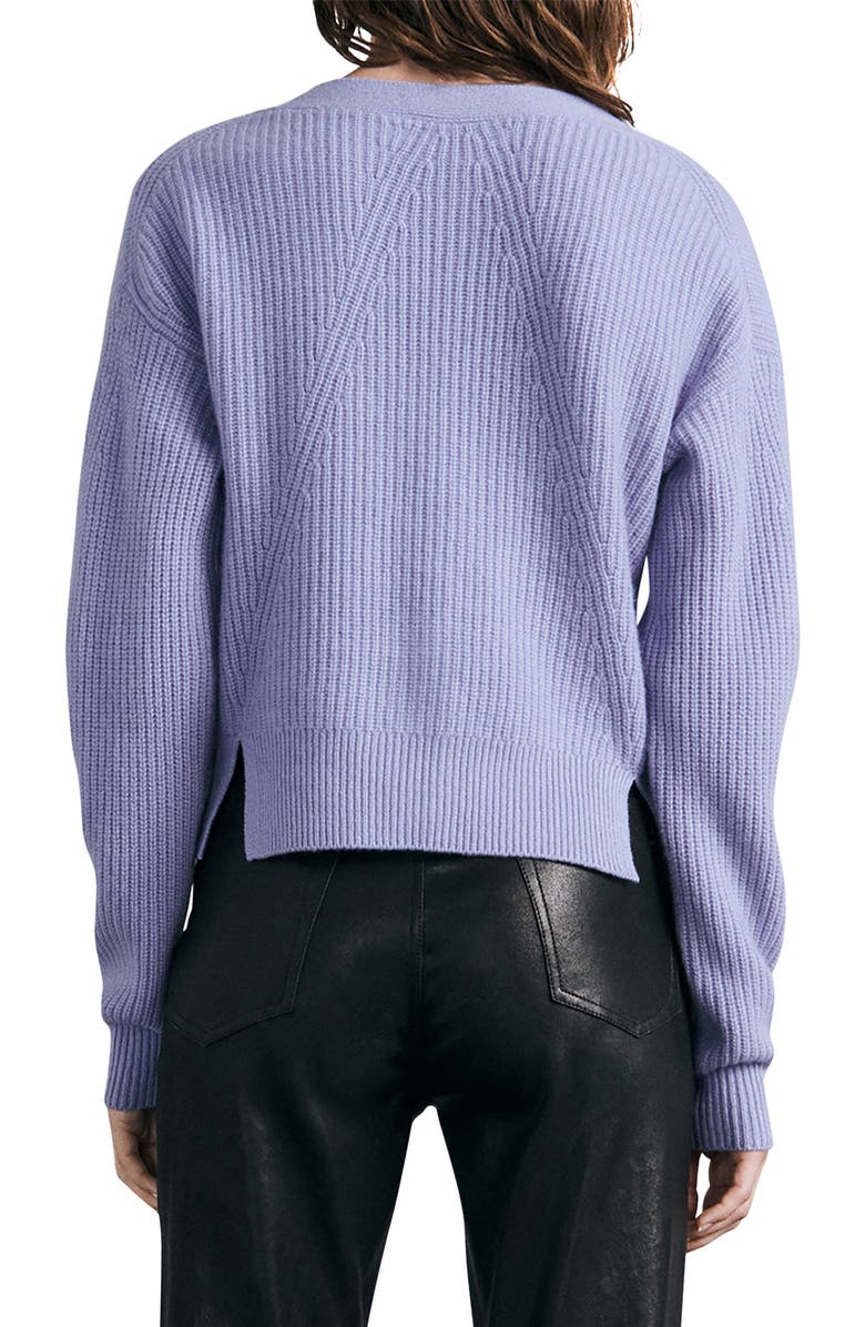 rag & bone Pierce V-Neck Cashmere Cardigan, Alternate, color, 