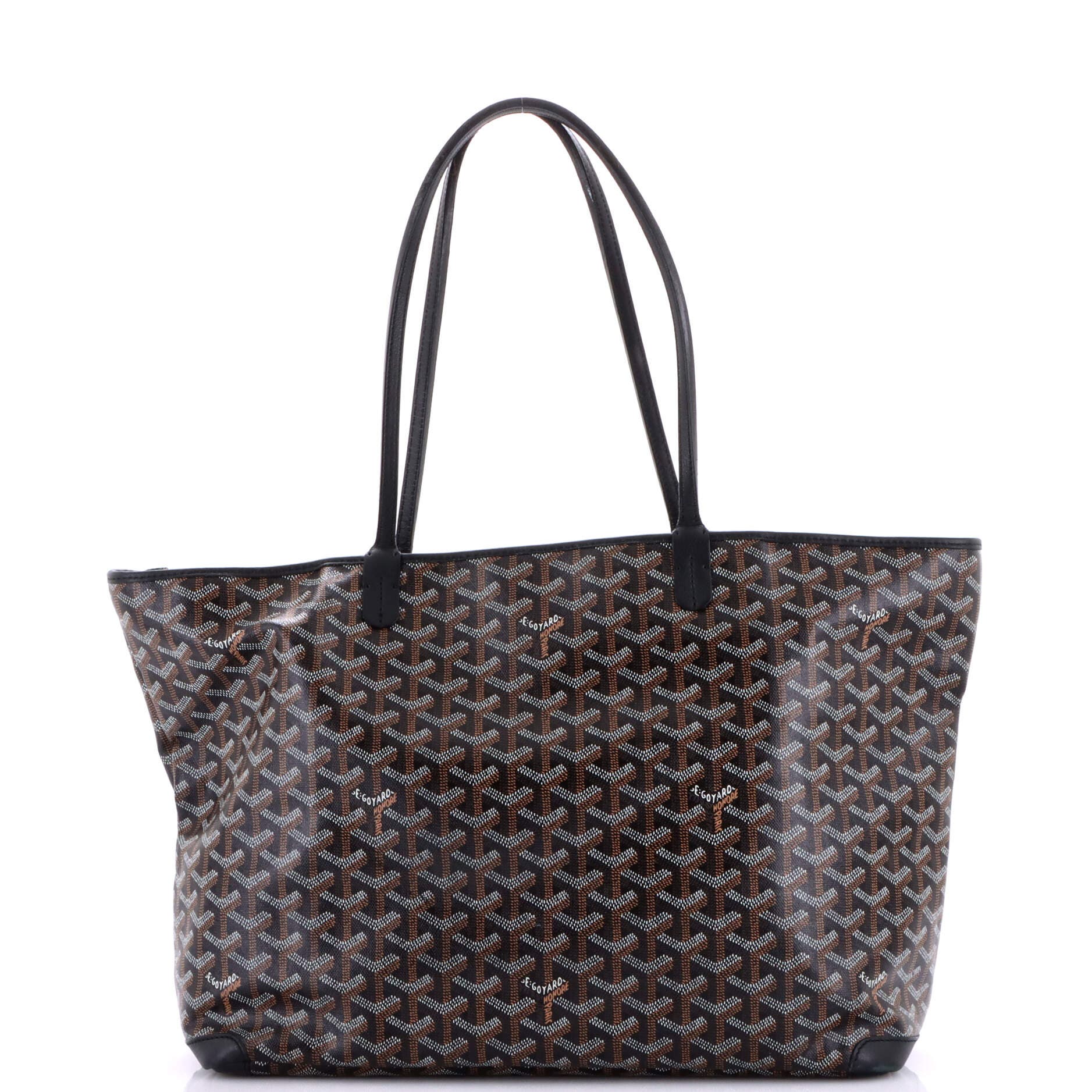 Pre-Owned Goyard Artois Tote Coated Canvas MM, Alternate, color, Gray