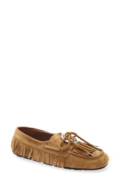 Fringe Driving Loafer