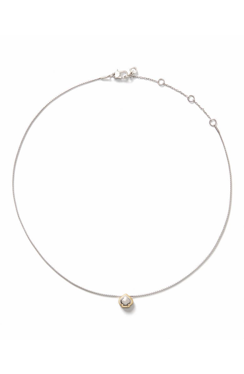 Kate Spade New York spade pendant necklace, Alternate, color, Silver/ Gold