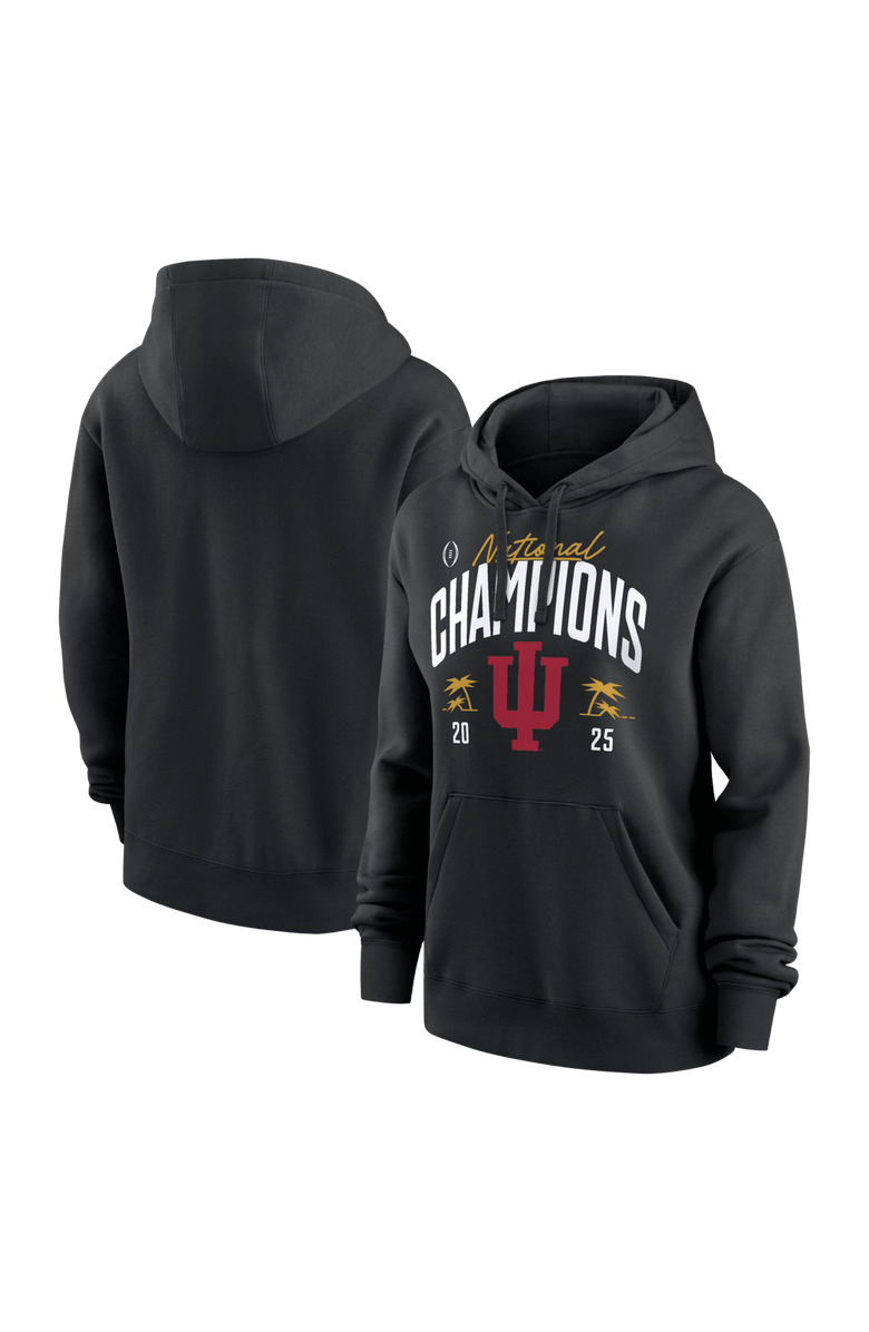 Nike Women's Black Indiana Hoosiers College Football Playoff 2025 National Champions Locker Room Hoodie, Main, color, Black