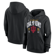 Nike Women's Black Indiana Hoosiers College Football Playoff 2025 National Champions Locker Room Hoodie