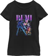KPop Demon Hunters Girl's KPop Demon Hunters Rumi Super Star Logo  Graphic T-Shirt