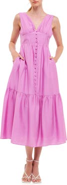 Endless Rose Bow Back Midi Dress