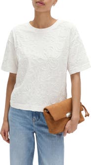 M&S Boxy Appliqué T-Shirt
