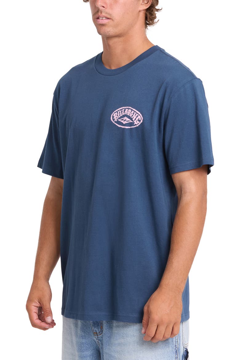 Reverse Premium Graphic T-Shirt, Alternate, color, DARK DENIM