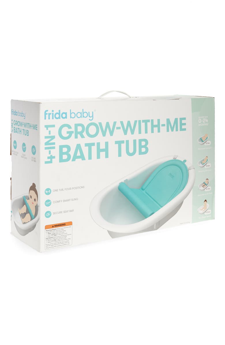 Fridababy 4-in-1 Grow with Me Bath Tub, Alternate, color, White