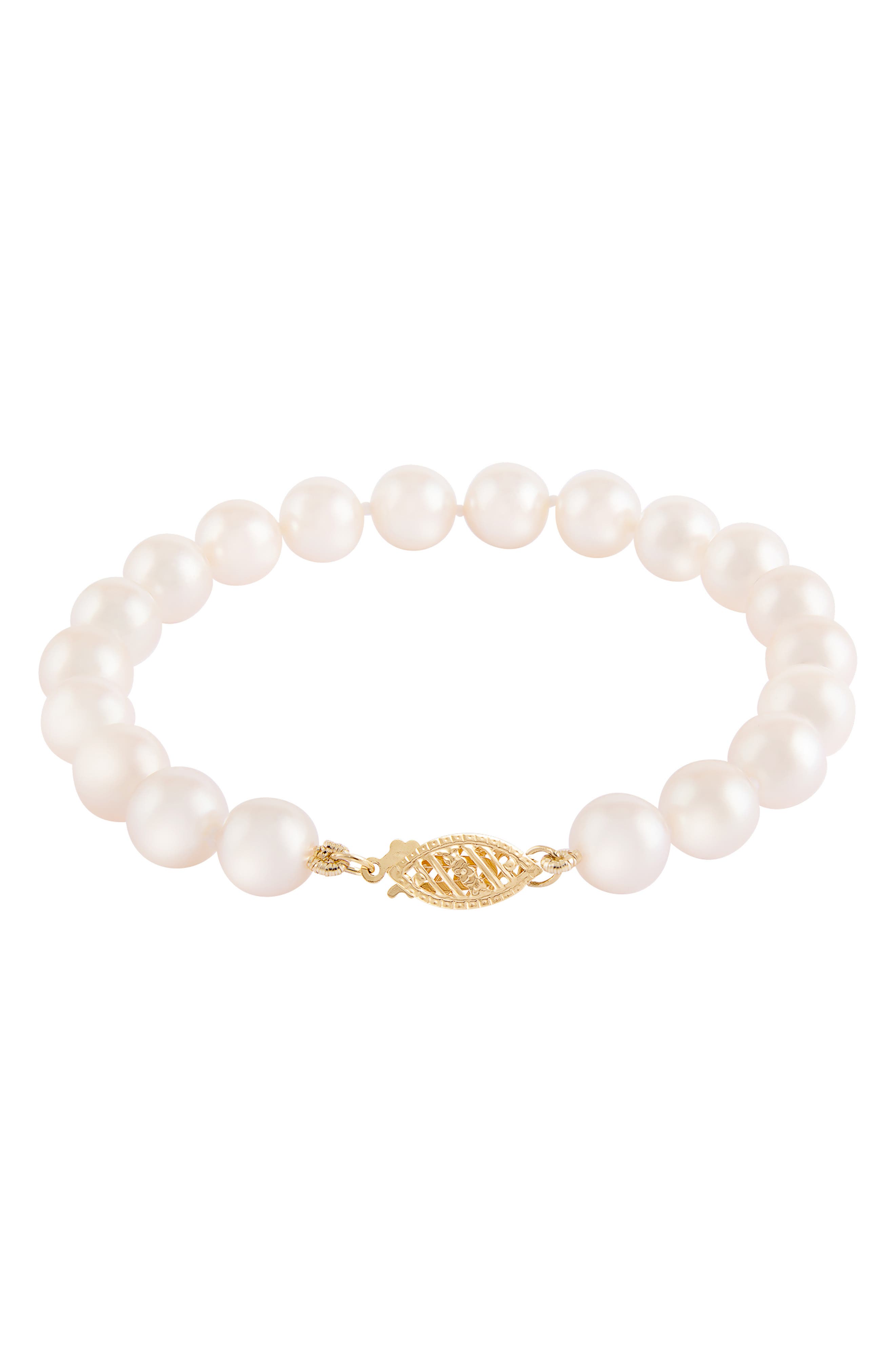 SPLENDID PEARLS 7-8mm Akoya Pearl Bracelet