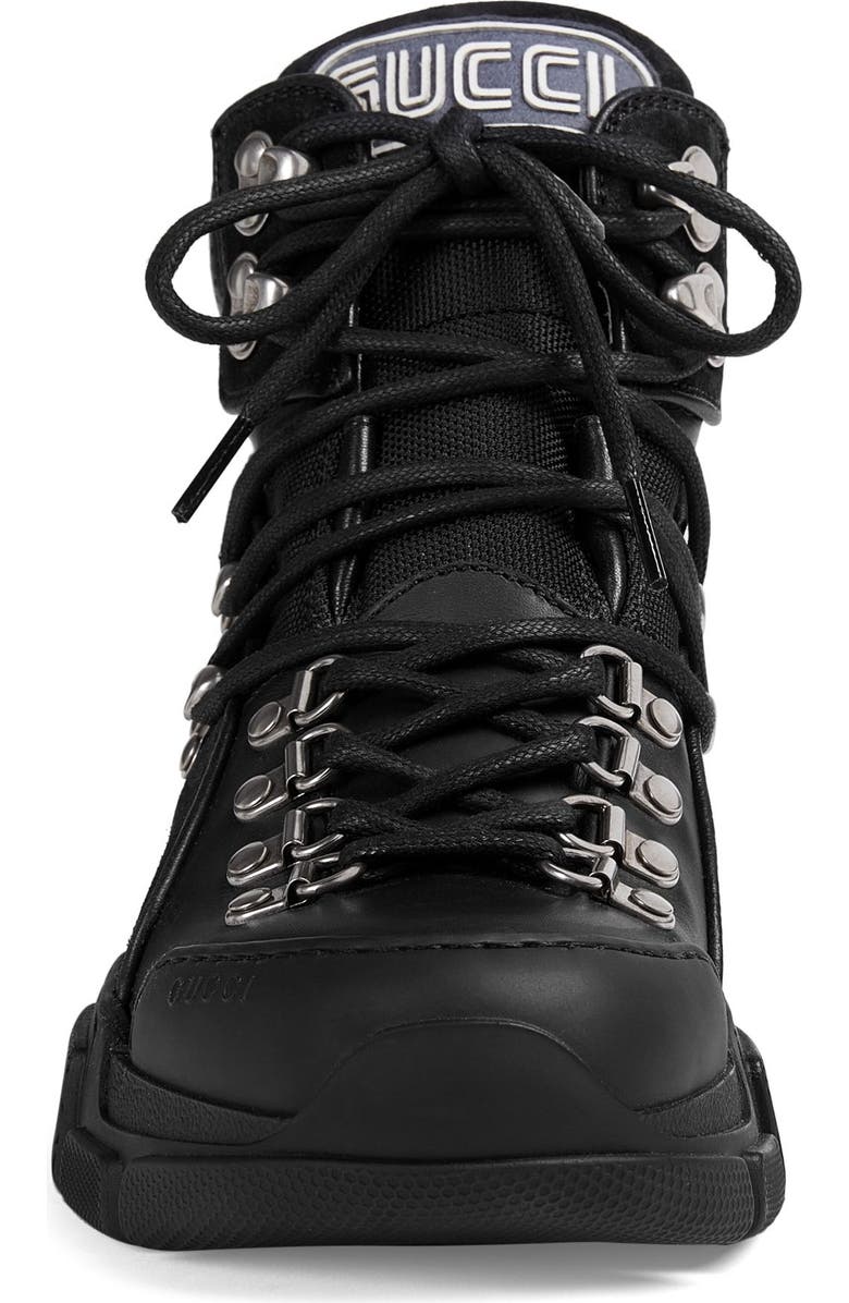 Gucci Lace-Up Boot, Alternate, color,