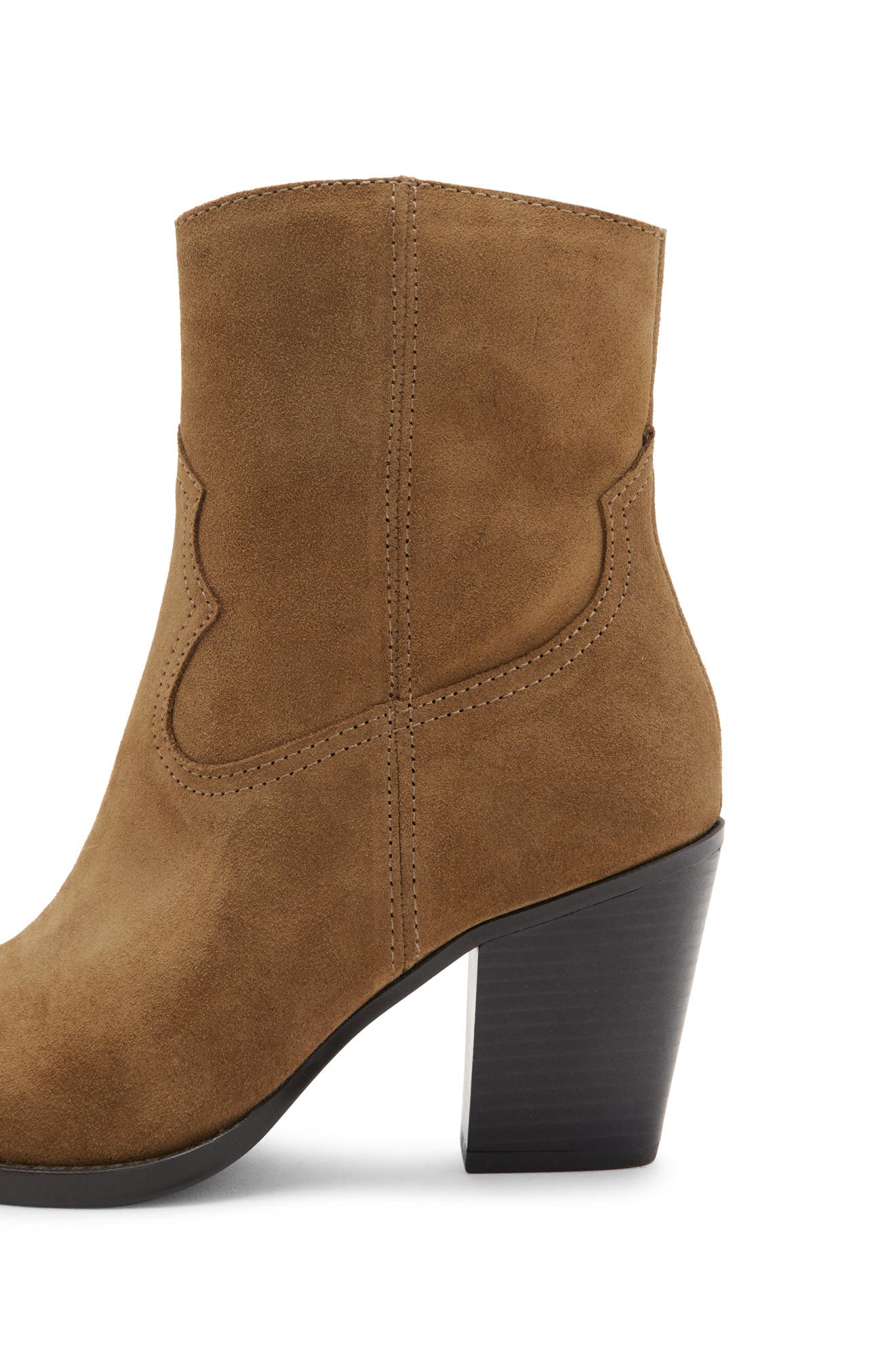 Isabela Leather Bootie, Alternate, color, TOBACCO BROWN