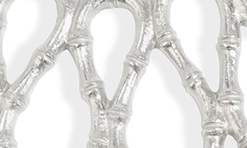Tiramisu Luxe Loop Charger Plate In Silver