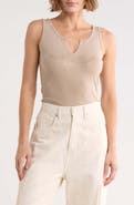 Vinyl Icons Butterfly Notch Neck Tank